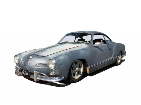 Geluidsisolatie Volkswagen Karmann Ghia coupe uit 1968