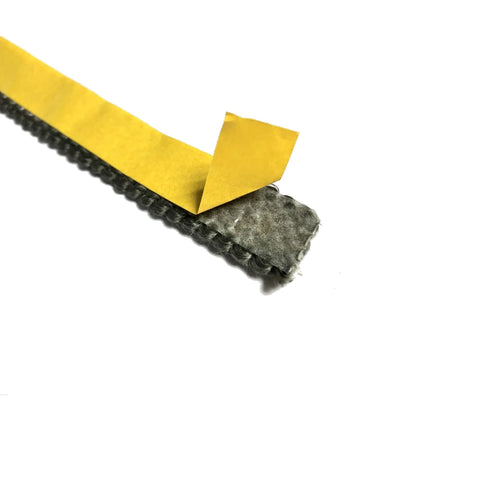 550 °C  | 15 mm x  3 mm x 2,5 m Hittebestendige afdichting | Zelfklevend plat kachelkoord | Kamado vilt