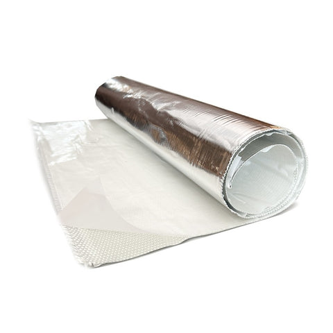 100 x 50 cm | 0.8 mm |  Premium V2 Hittewerende glasvezel folie zelfklevend