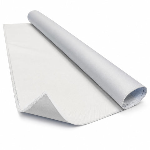 Glasvezeldoek enkelzijdige silicone coating - Grijs – Hittebestendig en Vlamvertragend  - 100 x 150 cm | 0.5 mm