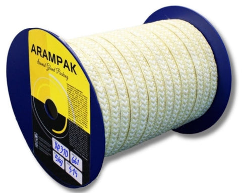 Stopbuspakking – Ladderweefsel  van Aramide garen en geëxpandeerd PTFE | Gland packing Arampak XP 310