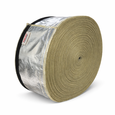 Hitte reflecterende kevlar isolatiekous tot  600 °C  50 mm - klittenband sluiting - rol 50m