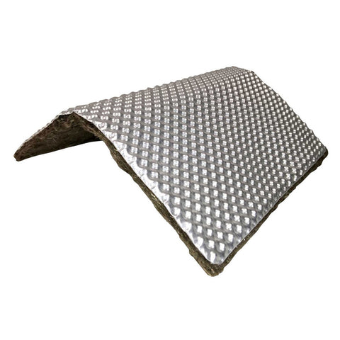 30 x 53 cm | 4 mm | Form-A-Shield™ | Hittewerende mat basaltvezel met stevige aluminium laagtot 950 °C