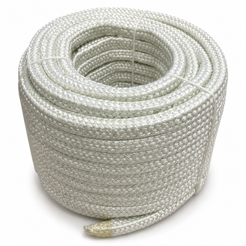 550 °C  | 18 mm x 25 m Hittebestendig koord | Kachelkoord vierkant