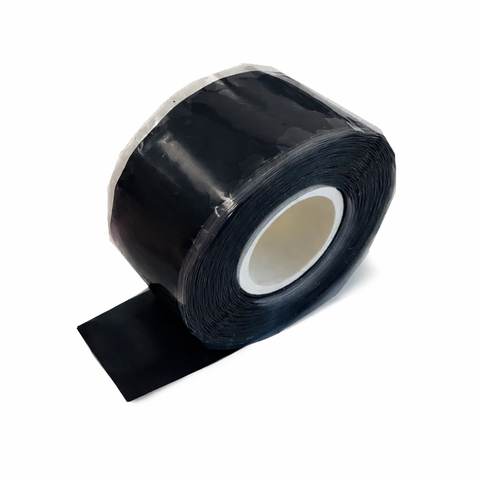 Siliconen tape zwart – 25 mm x 3,6 m - Geschikt tot  260 °C