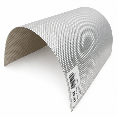 54 x 39 cm x 0.6 mm | EN 1050 Aluminium hitte-  en geluidwerend schild