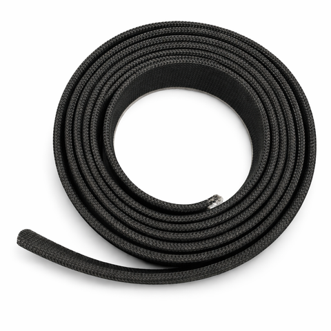 Premium Hittebestendige hoes Zwart tot 550 °C - 30  mm x 2.5m