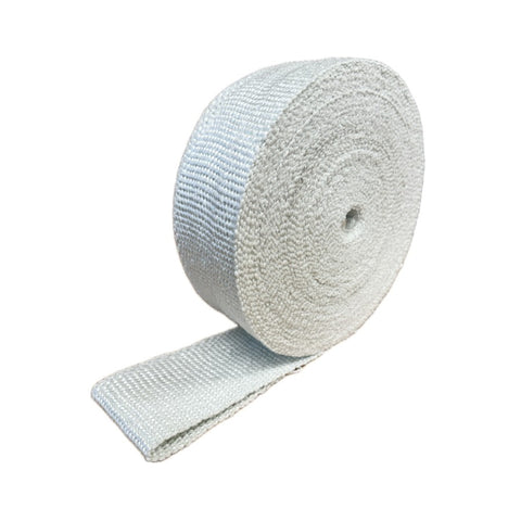 550 °C | Keramische uitlaatband - glasvezel versterkt -100 x 5mm x 20m