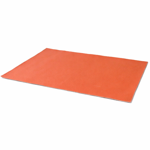 Glasvezeldoek dubbelzijdige silicone coating - Rood – Hittebestendig en Vlamvertragend  - 69 x 56 cm | 1,3 mm | 1850 g/m²