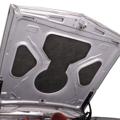1.2 m² | 12 mm | Black Under Hood™ Akoestisch en thermisch vilt zwart 81 x 150 cm zelfklevend | FMVSS302