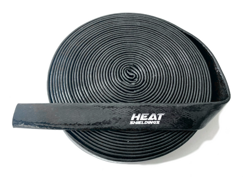 Ø  32 mm x 20 m | Hittebestendige silicone isolatiekous - zwart