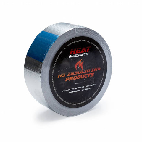 5cm x 50m Hittewerende tape aluminium glasvezel versterkt met aplicatielaag 120 °C