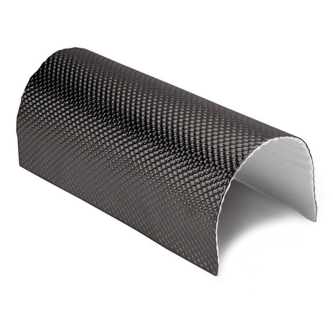 120 x 106 cm | 4 mm | Floor &amp; Tunnel Shield II™ zelfklevend ZWART| Hittewerende mat glasvezel met stevige aluminium laag tot 950 °C