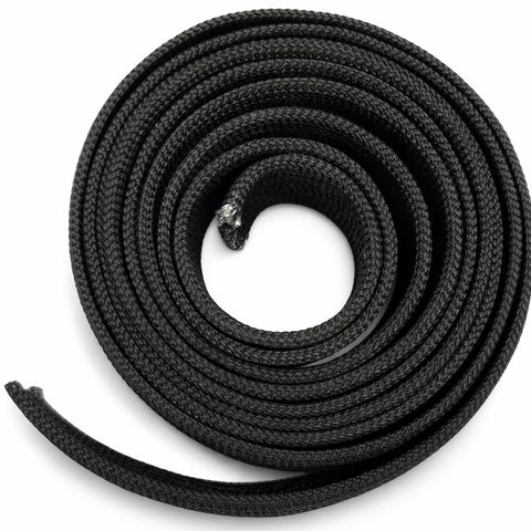 Premium Hittebestendige hoes Zwart tot 550 °C - 20 mm x 2.5m