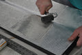 106 x 61 cm | 4mm | Floor &amp; Tunnel Shield II™ | Hittewerende mat glasvezel met stevige aluminium laag